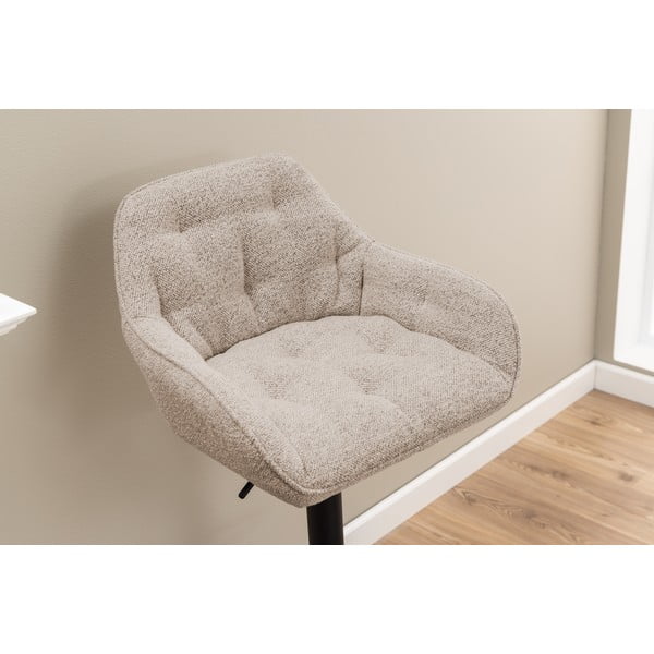 Világosszürke forgó bárszék szett 2 db-os 109 cm Brooke – Actona-image-2