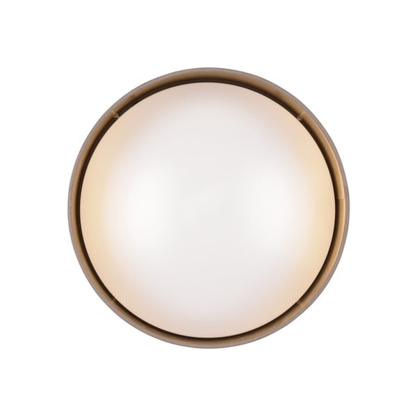 Világosbarna LED mennyezeti lámpa ø 30 cm Locarno – Reality-image-3