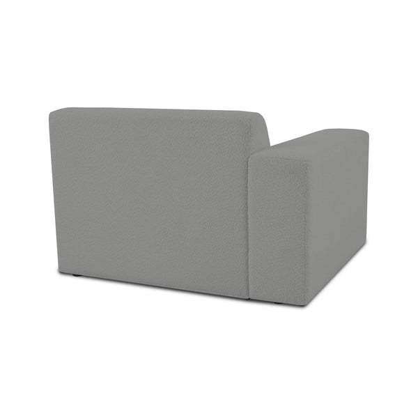 Szürke buklé kanapé modul (bal oldali) Roxy – Scandic-image-2