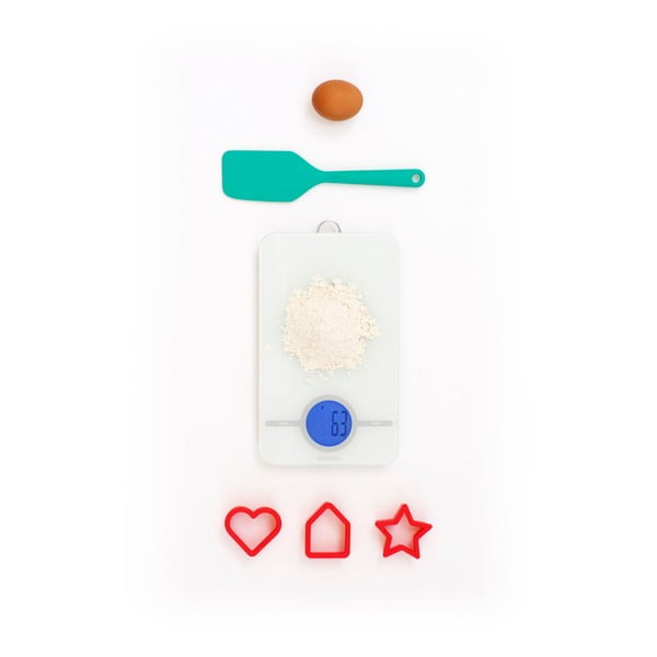 Timer fehér konyhai mérleg - Brabantia-image-3