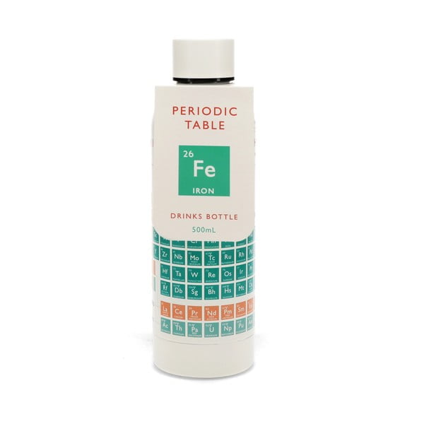 Krémszínű rozsdamentes acél utazó ivópalack 500 ml Periodic Table – Rex London-image-3