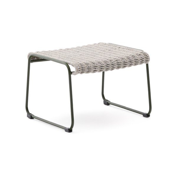 Szürkészöld kerti puff Maurina – Kave Home