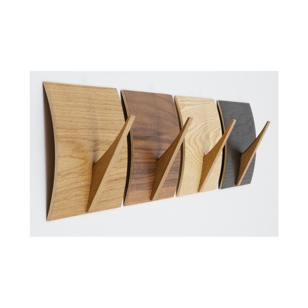 Rack Naki Walnut tömörfa akasztó - Woodman-image-2