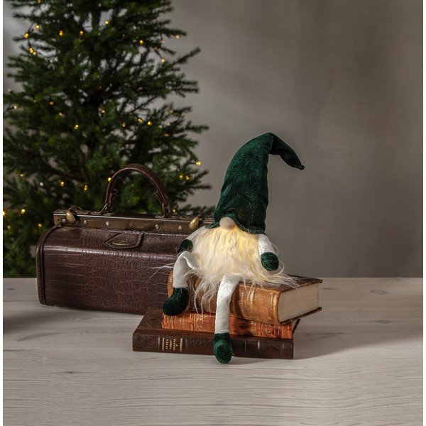 Fehér-zöld fénydekoráció karácsonyi mintával Joylight – Star Trading-image-3