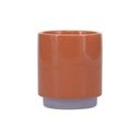 Narancssárga-lila kőedény csésze 270 ml Duo – ONA