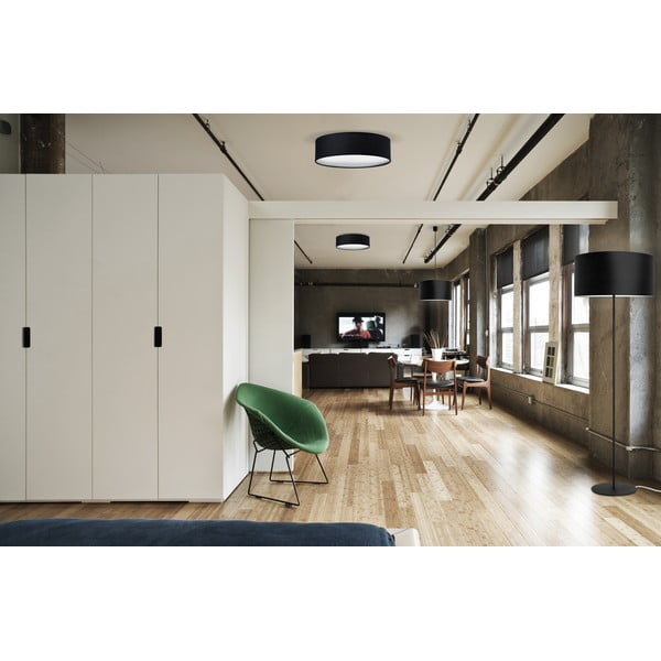 MIKA fekete mennyezeti lámpa, ⌀ 40 cm - Sotto Luce-image-1