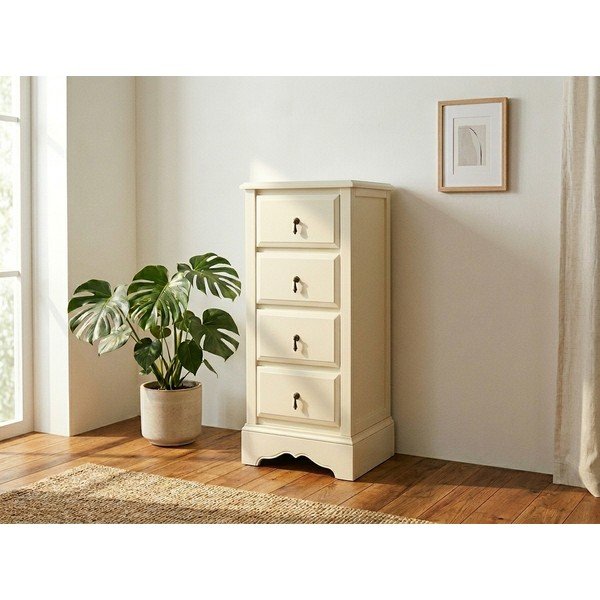 Elefántcsont színű szekrény 43x104x50 cm Florence – Premier Housewares-image-1