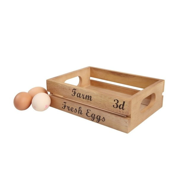 Baroque akácfa tojástartó doboz - T&G Woodware