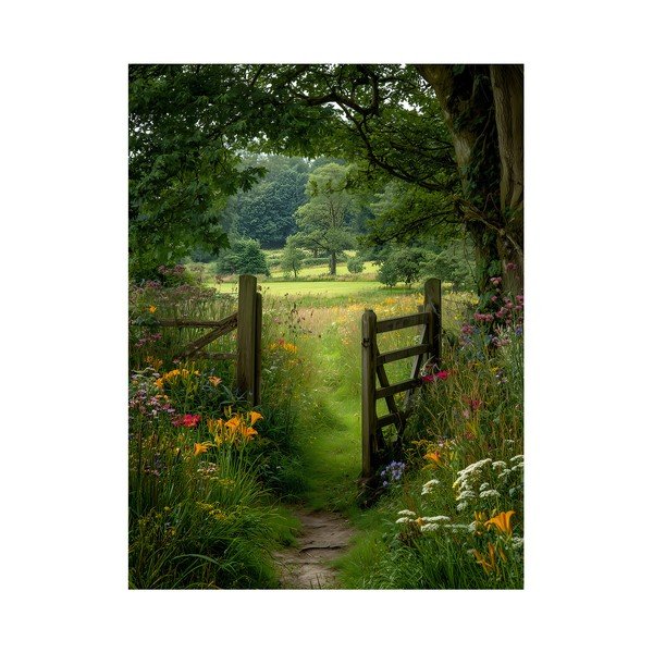 Kép 60x80 cm Garden Gate – Styler