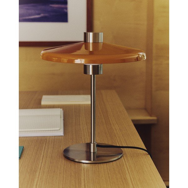 Narancssárga asztali lámpa fém búrával (magasság 32,5 cm) Nuvira – Kave Home-image-2