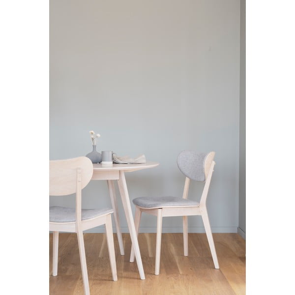 Szürke-natúr színű étkezőszék szett 2 db-os Kato - Rowico-image-2
