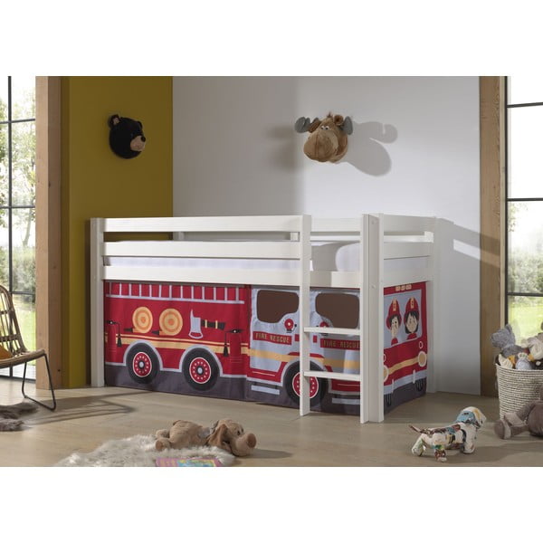 Gyerek függöny ágyhoz 4 db-os 195x75 cm Fire Truck – Vipack-image-2