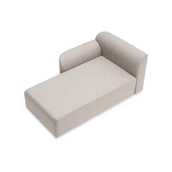 Világosszürke gyapjú-len kanapé modul (jobb oldali) Hugg - Gazzda-image-2