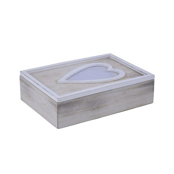 Heart tárolódoboz szív motívummal, 25 x 18,5 cm - Ego Dekor-image-1