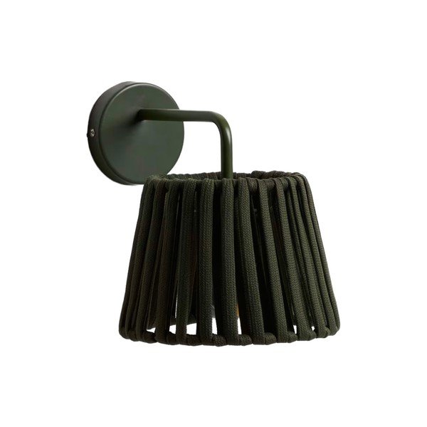 Napelemes LED fali kültéri lámpa (magasság 23 cm) Aldet – Kave Home