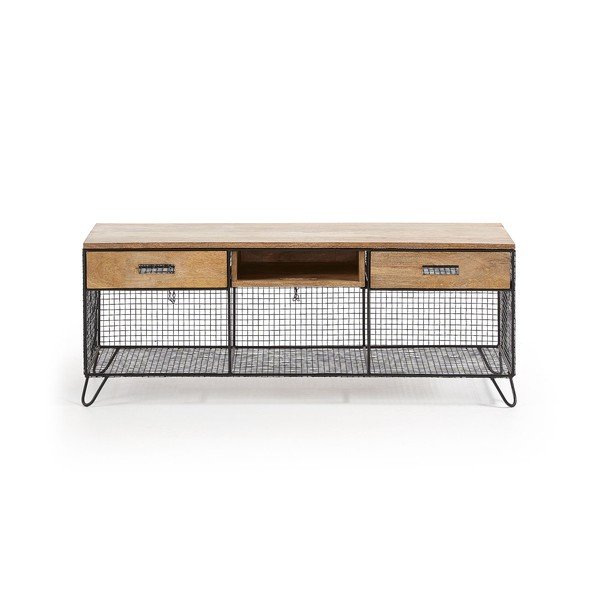 Interni mangófa TV-állvány, 120,5 x 46 cm - Kave Home-image-2