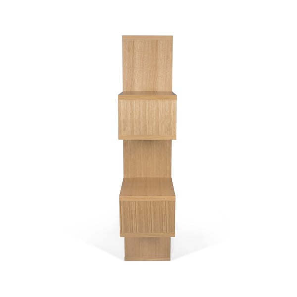 London könyvespolc tölgyfa dekorral, 34 x 160 cm - TemaHome-image-2