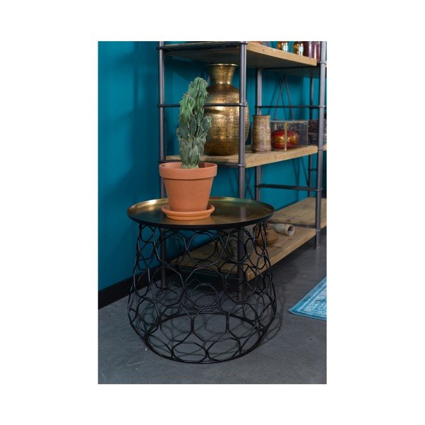 Moulin fém tárolóasztal, ⌀ 54 cm - Dutchbone-image-4