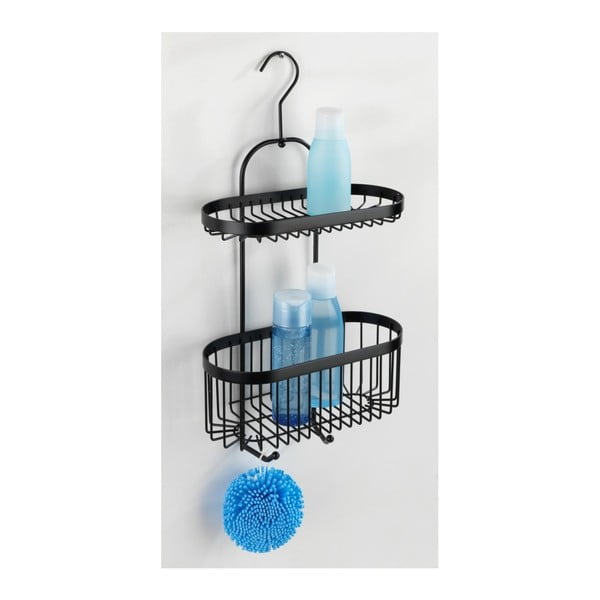Classic Plus 2 Tier Caddy fekete felfüggeszthető kosár - Wenko-image-3