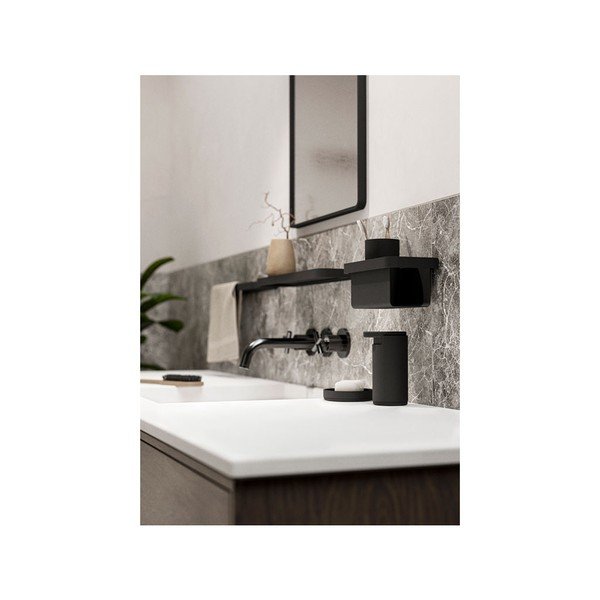 Rim fekete mély fürdőszobai polc, 22 x 11,4 cm - Zone-image-3