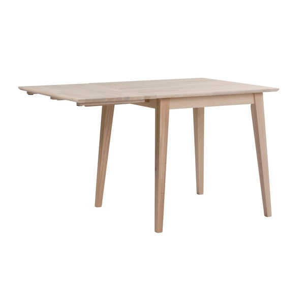 Filippa matt lakkozott tölgyfa étkezőasztal lehajtható asztallappal, 80 x 80 cm - Rowico-image-3