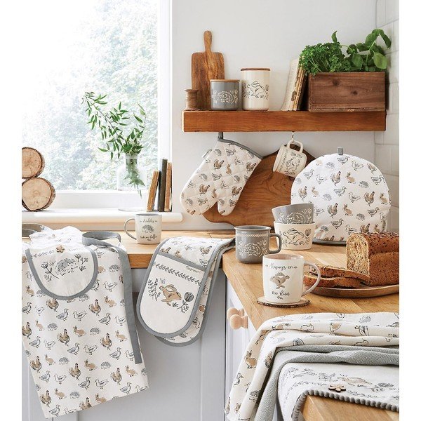 Konyharuha és edényfogó szett 4 db-os Country Animals – Cooksmart ®-image-2