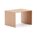 Tárolóasztal tölgyfa dekorral 40x55 cm Litto – Kave Home