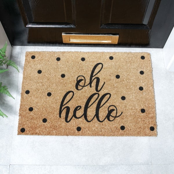 Kókuszrost lábtörlő 40x60 cm Oh Hello – Artsy Doormats-image-2