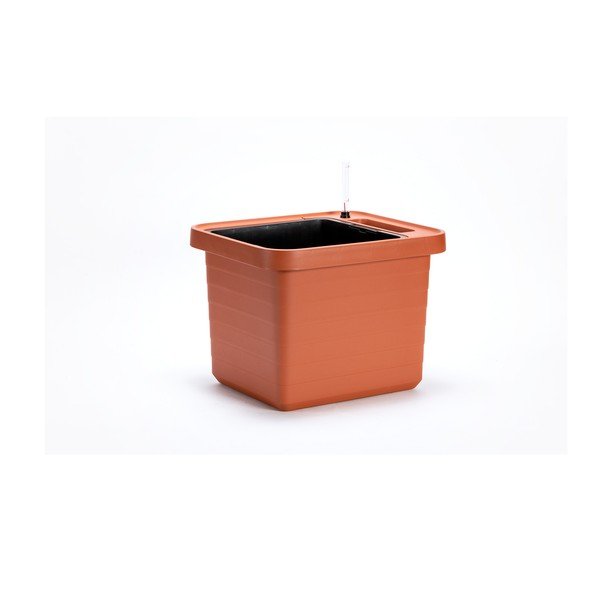 Berberis UNO terrakotta önöntöző virágláda, 27 l - Plastia-image-1