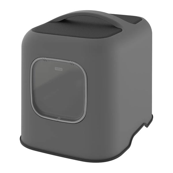 Antracitszürke macskatoalett és lapát szett Biala – Rotho-image-1