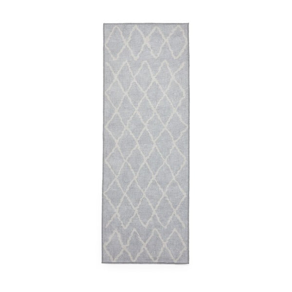 Világosszürke mosható futószőnyeg 76x230 cm Coral Light Grey – Think Rugs