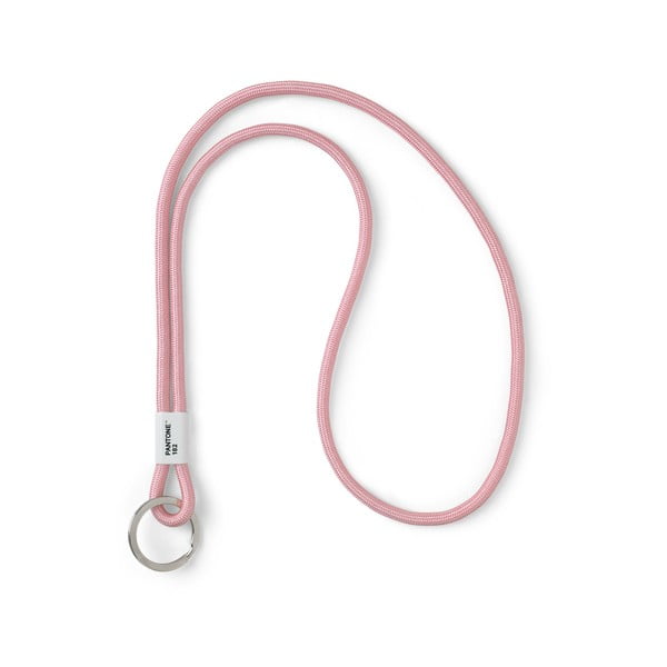 Világos rózsaszín nyakbaakasztós  kulcstartó Light Pink 182 – Pantone