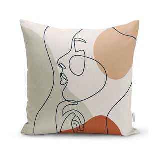Face párnahuzat, 45 x 45 cm - Minimalist Cushion Covers