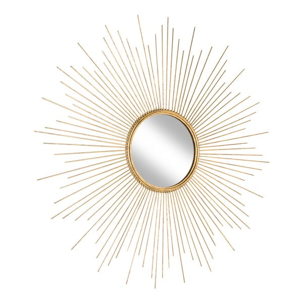 Ella fali tükör aranyszínű fém kerettel, ø 104 cm - Westwing Collection-image-2