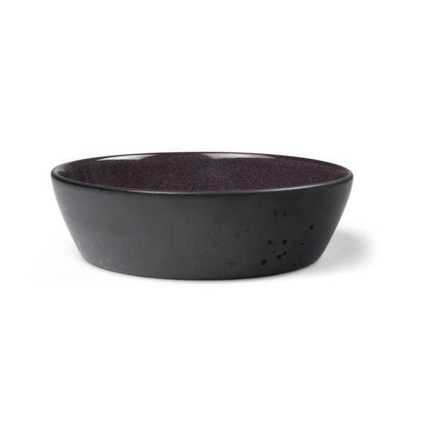 Fekete-lila kőedény tálka Gastro Black/Purple – Bitz