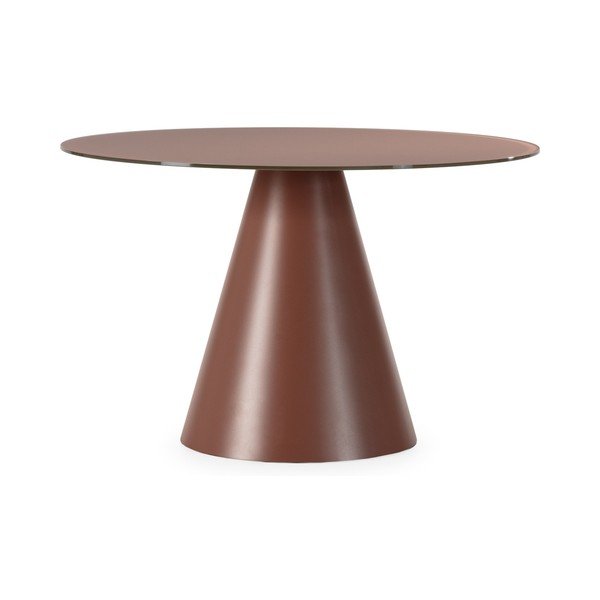 Kerek étkezőasztal üveg asztallappal ø 120 cm Vida – MOME