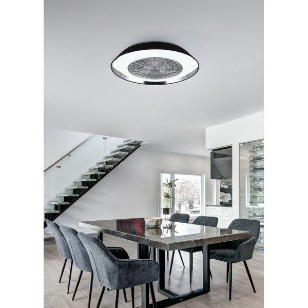 Fekete LED mennyezeti lámpa Varberg – Reality-image-1
