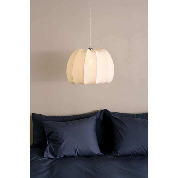 Krémszínű textil függőlámpa ø 42 cm Pion – Jotex-image-1