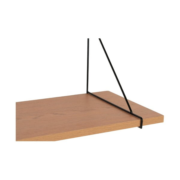 Natúr színű fali polc kőrisfa dekorral 120 cm Chiba – House Nordic-image-3