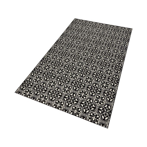 Gloria Pattern fekete szőnyeg, 200 x 290 cm - Hanse Home-image-3