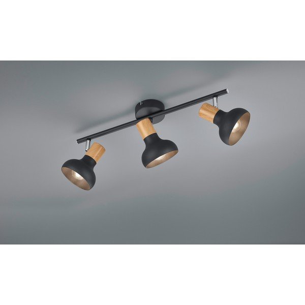 Matt fekete spotlámpa ø 10 cm Latika – Reality-image-1