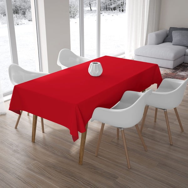 Piros asztalterítő, 140 x 180 cm