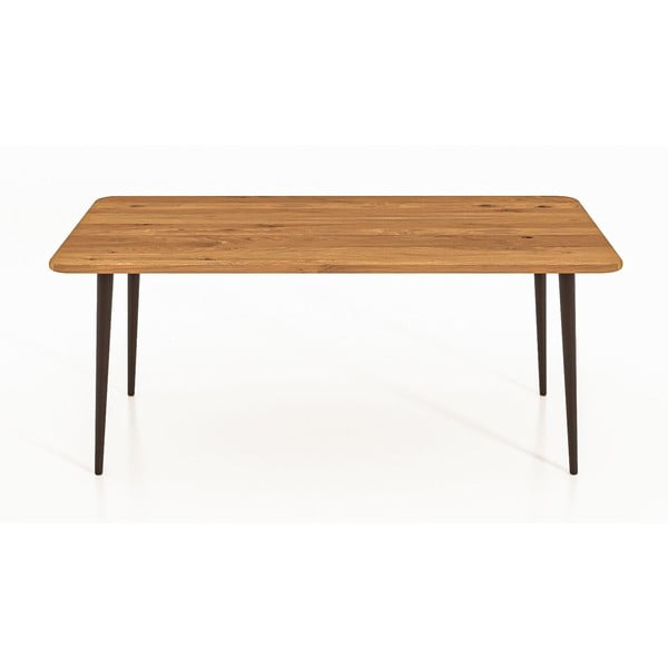 Natúr színű tölgyfa dohányzóasztal 90x90 cm Kula – The Beds-image-2