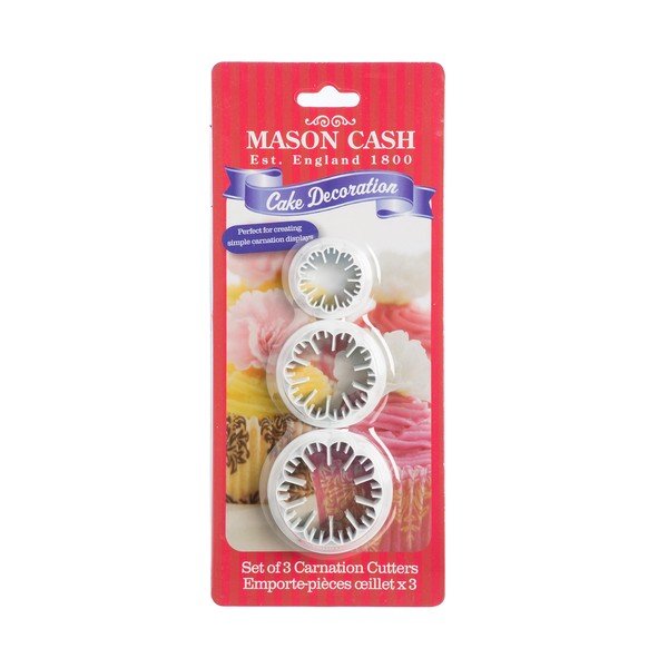 Cutters 3 darab szegfűformájú sütemény kiszúró - Mason Cash-image-1