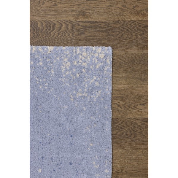 Világoskék gyapjú szőnyeg 200x300 cm Folds – Agnella-image-3