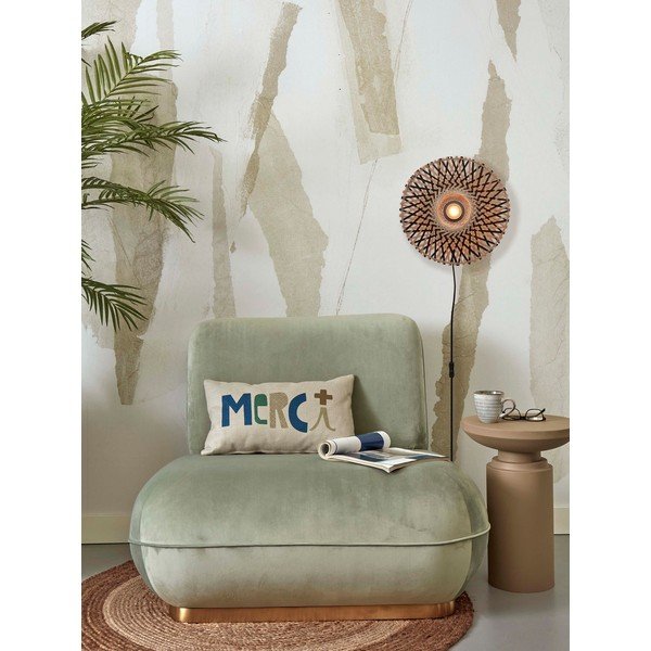 Fekete-natúr színű fali lámpa ø 30 cm Kalimantan – Good&Mojo-image-3