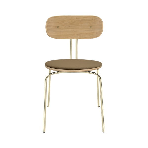 Aranyszínű-világosbarna étkezőszék Curious – UMAGE-image-2