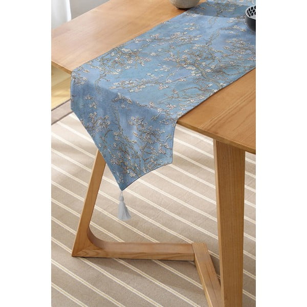 Asztali futó 45x140 cm Blue Spring – Minimalist Cushion Covers-image-1