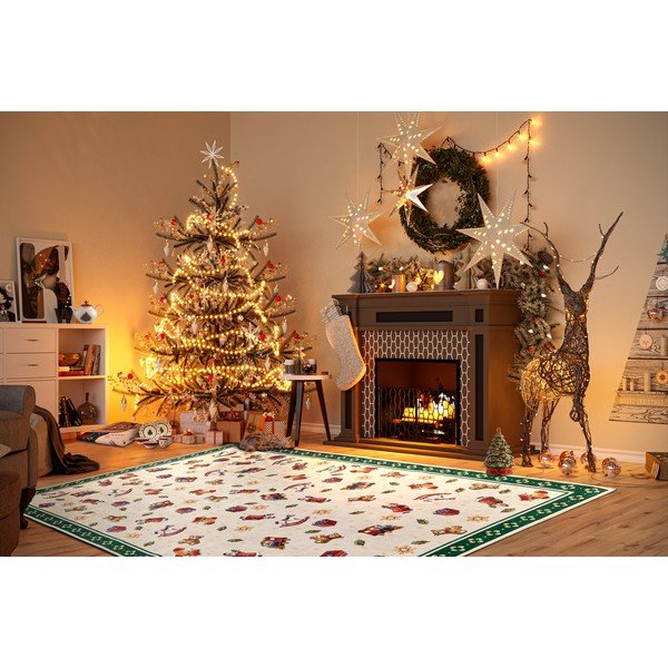 Zöld szőnyeg karácsonyi mintával 160x230 cm Green Christmas – Villeroy&Boch-image-1