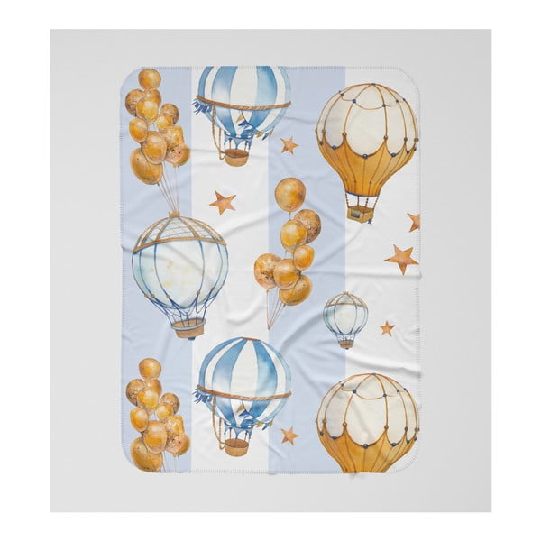 Air Balloon Adventures gyermektakaró, 120 x 160 cm - OYO Kids